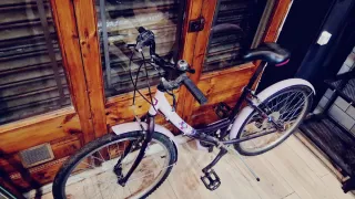 Bicicleta Morada