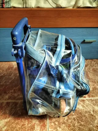 Patines en línea azules para niños