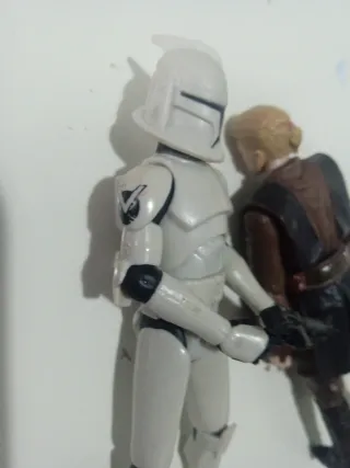 Figuras Star Wars Anakin y Clone Trooper