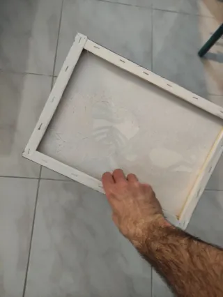 Poster tela Akaza Demon Slayer 35x25 cm