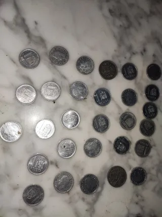 Lote de monedas antiguas españolas