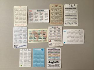 11 Calendarios de Bolsillo Seguridad