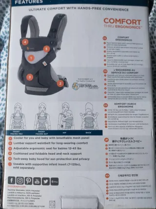 Mochila Portabebés Ergobaby 360