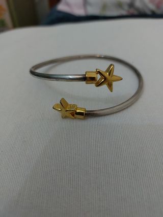 Conjunto 4 pulseras plateadas