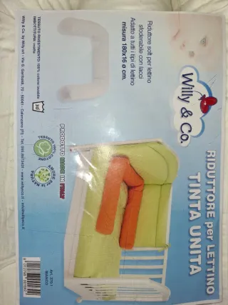 Riduttore e protezione lettino Willy & Co. bianco