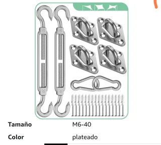 Toldo rectangular exterior