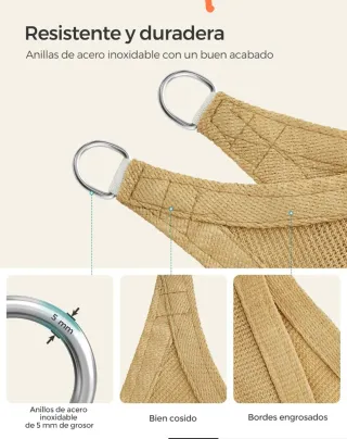 Toldo rectangular exterior