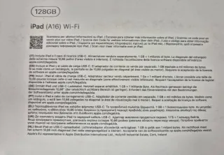 iPad A16 Wi-Fi 128GB Azul/Morado