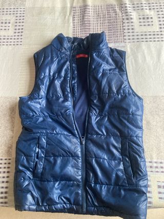 Chaleco acolchado niña azul Talla 12 años