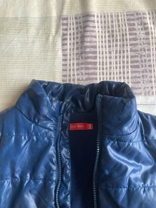Chaleco acolchado niña azul Talla 12 años