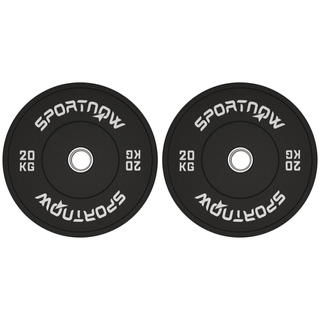 Set di 2 Dischi Palestra da 10kg per Bilanciere e