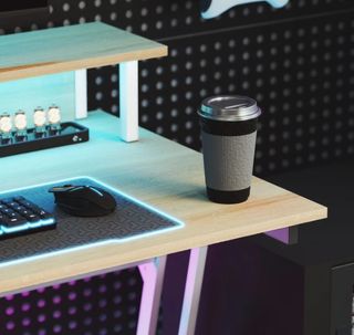 Escritorio Gaming LED 100x60 cm