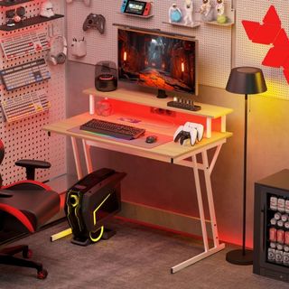 Escritorio Gaming LED 100x60 cm