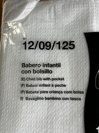 Baberos desechables para bebé (100 uds)