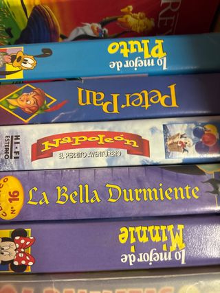 3 Películas VHS Disney (Español)