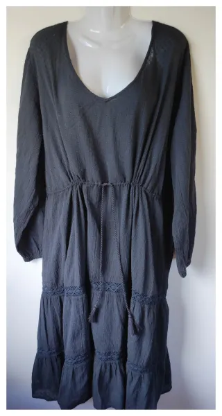 Vestido H&M gris talla 50