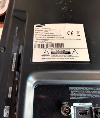 TV Samsung LE40C530F1W 40 TV HDMI USB