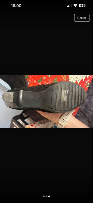 Botines de tacón negros