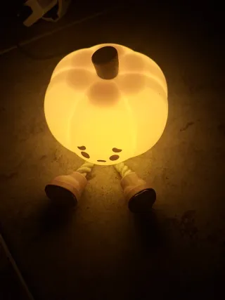 Mini lámpara calabaza decorativa