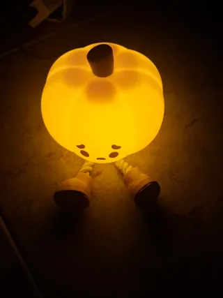 Mini lámpara calabaza decorativa