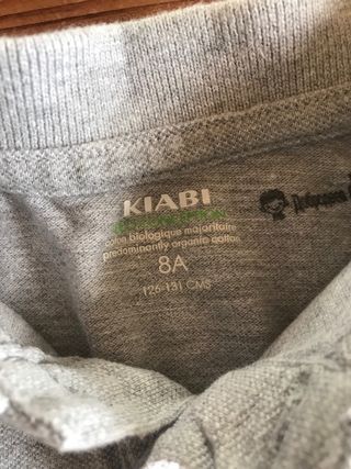 Camiseta polo niña 7-8 años. Kiabi