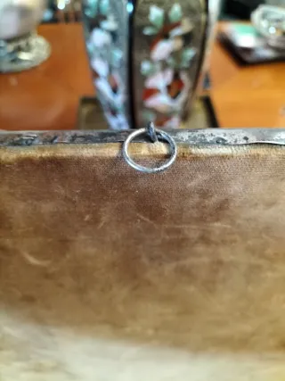 Antico quadro religioso Madonna Bambino