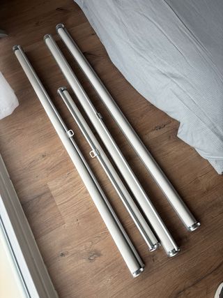 Estores enrollables blancos plateados SKOGSKLÖVER