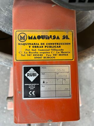 Batidora de mortero Rubí