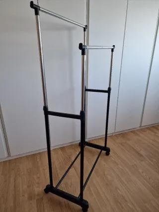 Burro para ropa doble altura