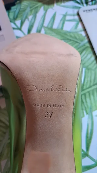 Decolletè Oscar de la Renta Verdi Tg 37