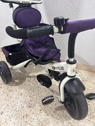 Triciclo infantil morado
