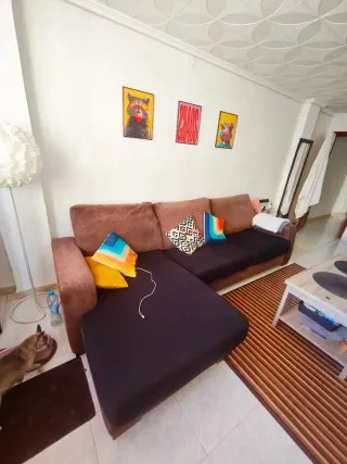 Sofá Chaiselongue Grande Tela