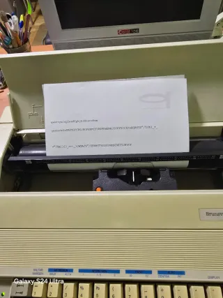 Máquina de Escribir Eléctrica Brunsviga M1