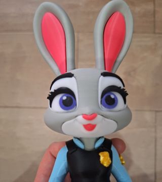 Figura Judy Hopps 3D De la película Zootopia 2
