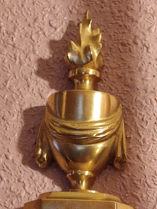 pareja de apliques portavelas de pared