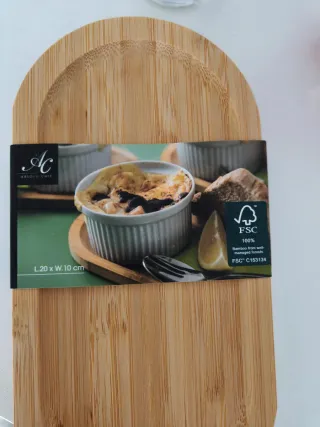 Set 2 Decorazioni Fiocco Vetro e Bambù