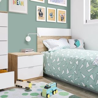 Cabecero y Mesita Luca Muebles Aiko