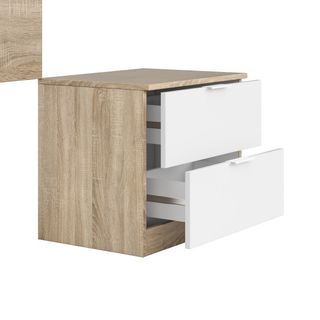 Cabecero y Mesita Luca Muebles Aiko