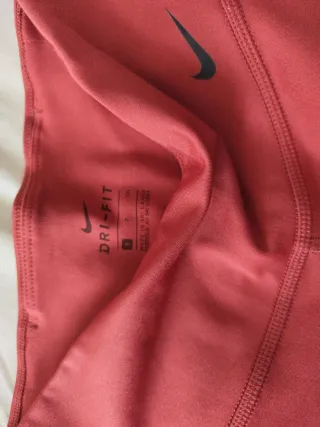 Leggings Nike Rosa Velho com Detalhes Prateados