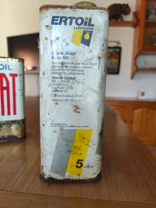 Lata Aceite Motor Seat Repsol Ertoil