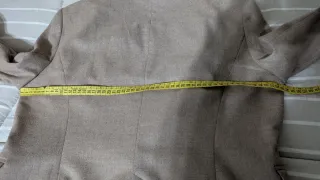 Chaqueta Zara Mujer Beige/Gris