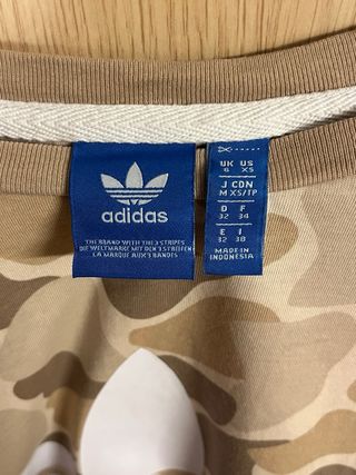 Camiseta larga de Adidas de leopardo