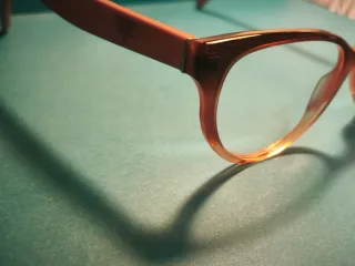 Armação Óculos Prada Laranja/Rosa