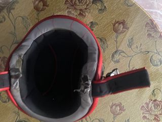 Casco Vespa Original Azul y Rojo