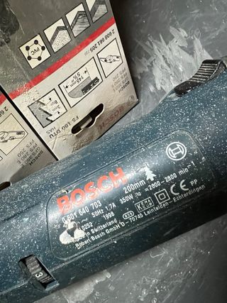 Taladro, caladora y sierra de sable