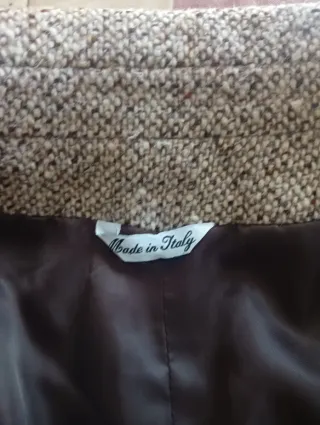 Cappotto lungo donna vintage in pura lana vergine