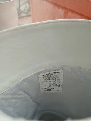 Botas de cuero blanco con suela track