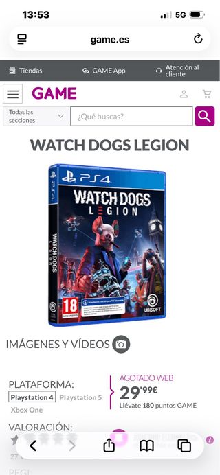 Watch Dogs Legion PS4 Resistance Edition