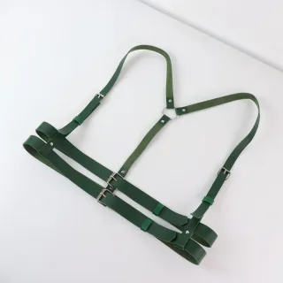 Cintura verde corpo Harness verde st patrick sexy