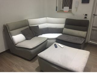 Divano angolare Chateau d'Ax in alcantara